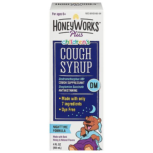 Pasteur Pharmacy Honey Works SR 6.25-15Mg/10Ml personal care product, 118ml bottle with label and packaging visible.