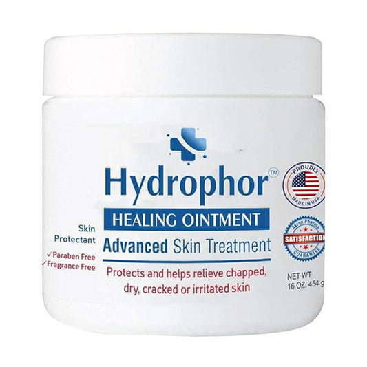 Hydrophor Heal Oi 42% personal care product by Pasteur Pharmacy, 454g bottle with label and cap.