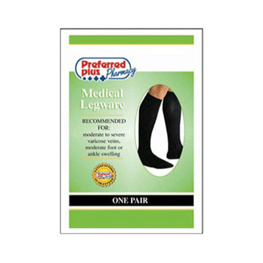 Brown knee-high men's dress socks with closed toe and compression support, 20-30 mmHg, for improved leg comfort and circulation.