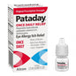 Pataday Once Daily Relief Extra Strength 0.2% eye drops in a bottle, used for allergy eye relief by Pasteur Pharmacy.