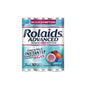 Rolaids Advanced chewable antacid tablets in 3x30 count package by Pasteur Pharmacy, for heartburn relief and indigestion relief.