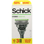 Schick Sensitive Hydro Razor in original packaging, designed for gentle shaving and sensitive skin care from Pasteur Pharmacy.