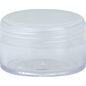 Clear pill container from Sprayco, designed for personal care, with a compact, transparent design for easy pill storage.