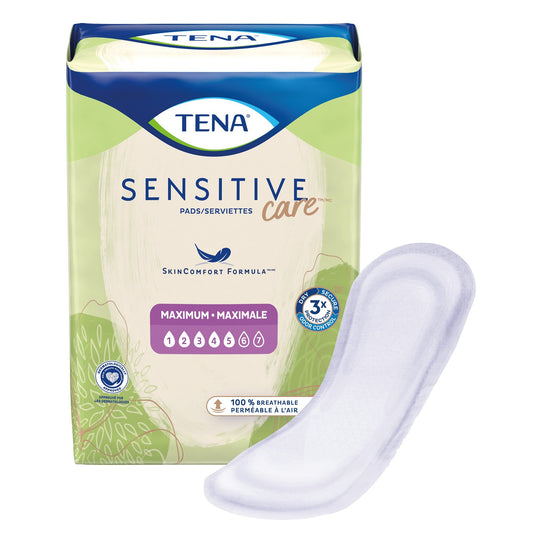 Tena Intimates Maximum Bladder Leakage Pad for Women, heavy absorbency, regular length, incontinence personal care product