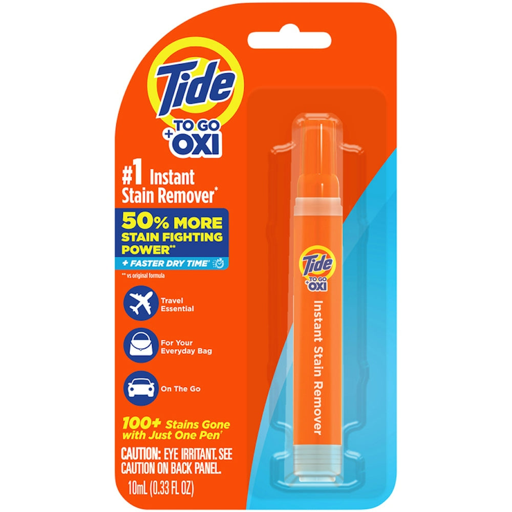 Tide To Go stain remover pen from Pasteur Pharmacy, compact personal care pen for quick stain removal on clothing.