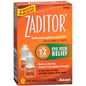 Twin pack of Zaditor antihistamine eye itch relief drops from Pasteur Pharmacy, showing eye drop bottles on a white background.