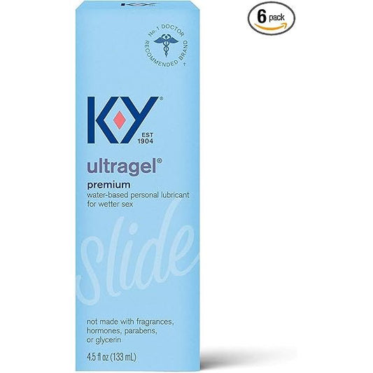 KY UltraGel lubricant from Pasteur Pharmacy in a 1.5oz bottle, designed for personal use and smooth lubrication.