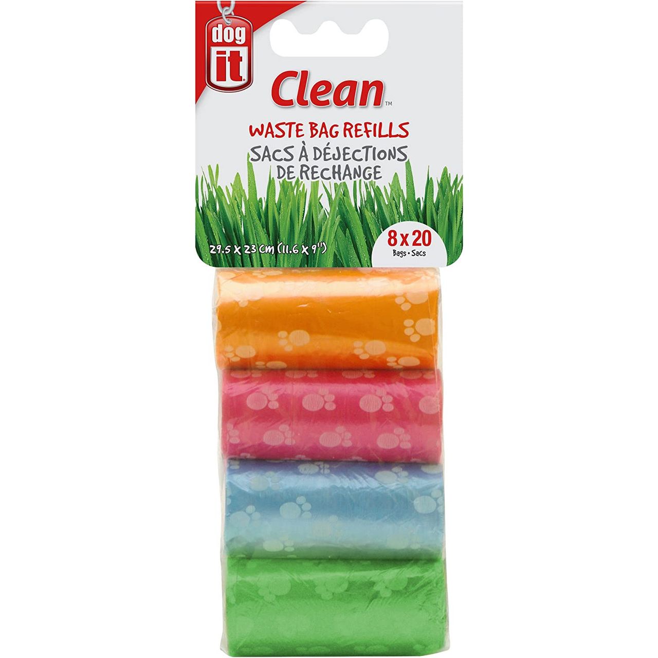 Dogit 8/20 waste bag refills for pet waste disposal, compatible with dog waste bag dispensers, by Pasteur Pharmacy.