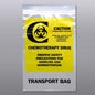Clear chemo waste bags by LK Packaging, 1/2 gallon size, designed for pet waste disposal, in a pack of 500 from Pasteur Pharmacy.
