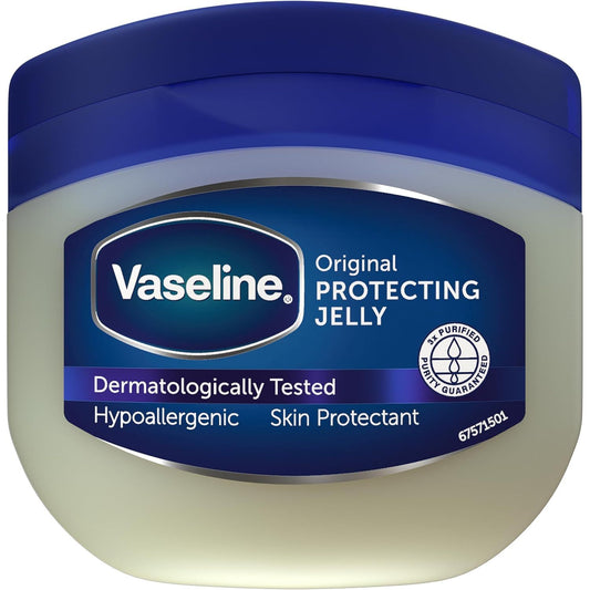 Original Pasteur Pharmacy Petroleum Jelly 50ml, smooth and pure moisturizer for skin and lips, in a clear jar.