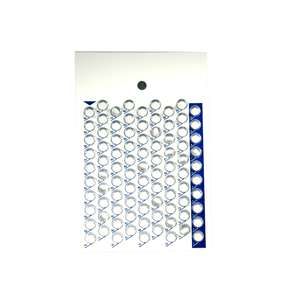 Pasteur Pharmacy Punchcard Standard pillbox with 90 doses, 500-count plastic pill organizer for daily medication management.