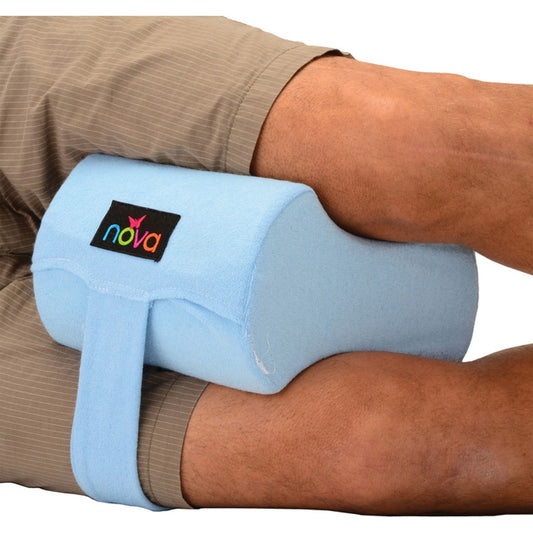 Nova Knee Spacer Pillow with positioning strap from Pasteur Pharmacy, designed for comfort and proper leg alignment.
