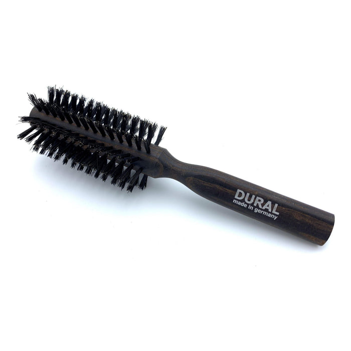 Dural Round Pipe Brush with pure wild boar bristles, designed for cleaning and maintaining tobacco pipes, by Pasteur Pharmacy.