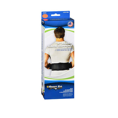 Sport Aid back support belt made of Durofoam, 6 inches X-Large, designed for plant cages and supports by Pasteur Pharmacy.