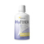 Medtrition HyFiber Liquid Fiber with FOS in mild citrus flavor, displayed with plumbing fittings and supports in a store setting.