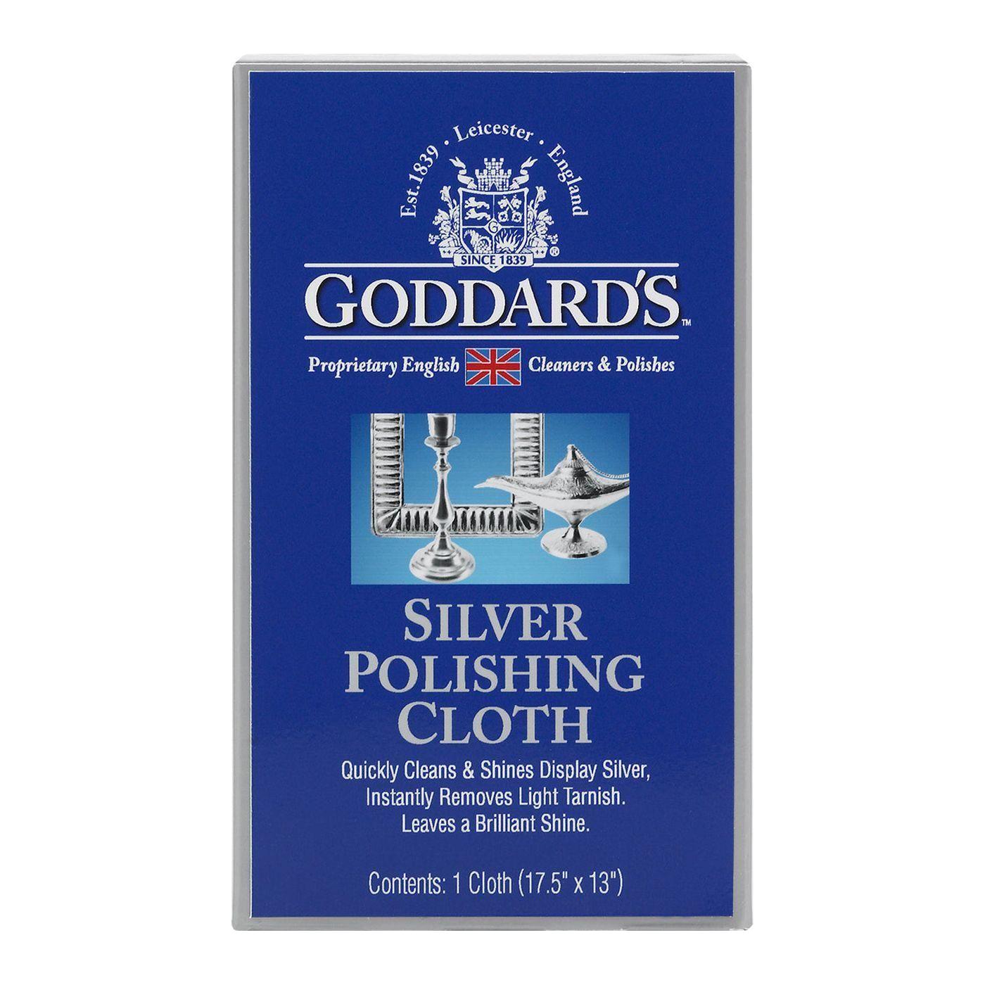 Goddard's Silver Polishing Cloth from Pasteur Pharmacy, 0.5oz, used for cleaning and polishing silver jewelry and tableware.