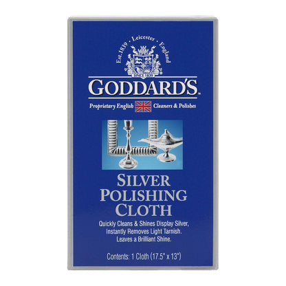Goddard's Silver Polishing Cloth from Pasteur Pharmacy, 0.5oz, used for cleaning and polishing silver jewelry and tableware.