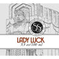 Shannons Soaps Lady Luck soothing post-shave splash in 100ml bottle, clear liquid with a simple label, displayed on a white background.