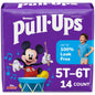Pull-Ups potty training pants for boys, size 5T-6T, 14-count pack, designed for easy potty training and comfort.