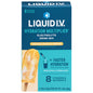 Liquid I.V. Hydration Multiplier electrolyte drink mix packets in orange vanilla flavor, powdered beverage mix for hydration.
