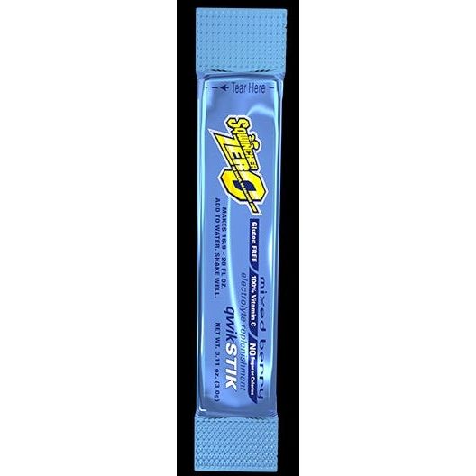 Sqwincher Zero Qwik Stick Mixed Berry flavored powdered beverage mix, 0.11 oz, 120 sticks per case from Pasteur Pharmacy.