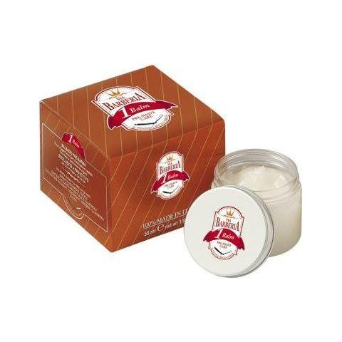 Omega Via Barberia 1 Pre-Shave Balm by Pasteur Pharmacy, 50ml, with soothing formula for preparing skin before shaving.