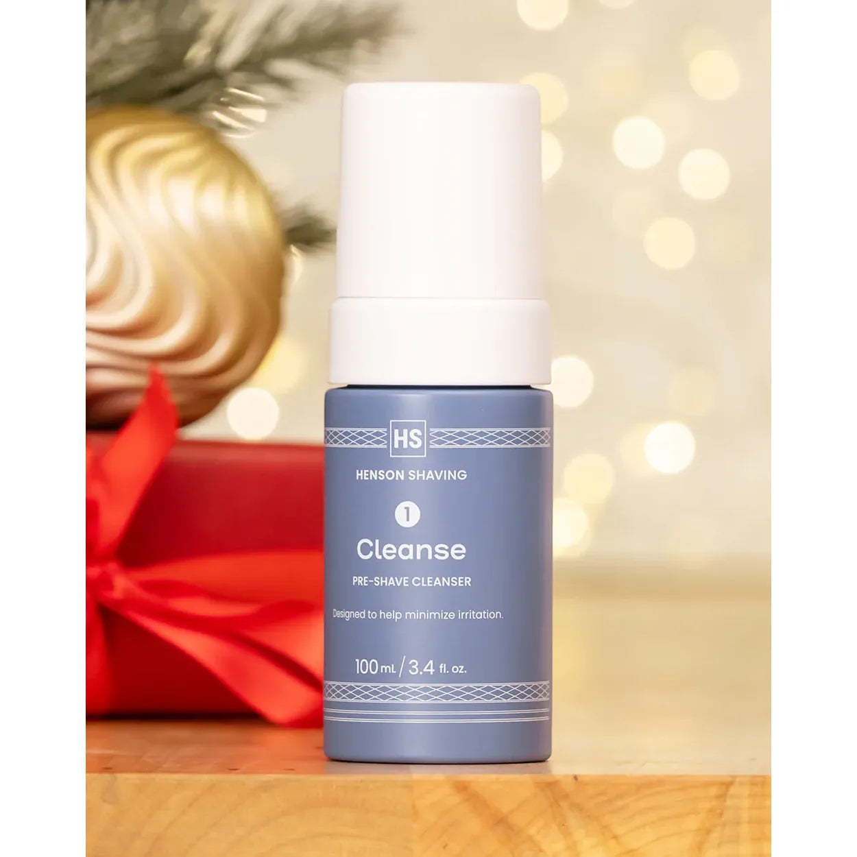 Henson Shaving Cleanse Pre-Shave Cleanser by Pasteur Pharmacy in 100ml bottle, designed to prepare skin for a smooth shave.