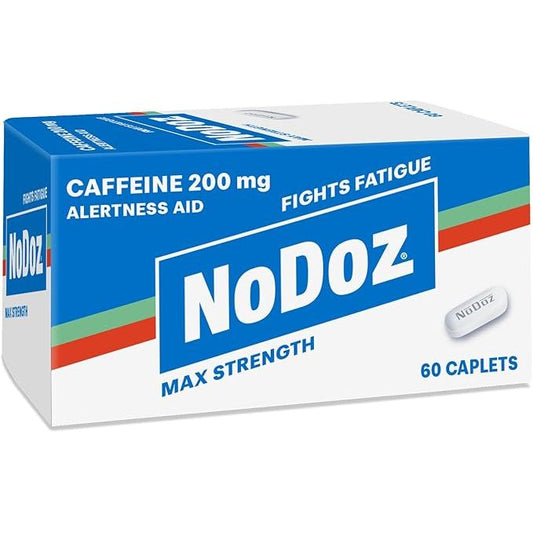 No Doz Tb 200mg protein supplement by Pasteur Pharmacy, showing the blister pack of tablets in a clear view.