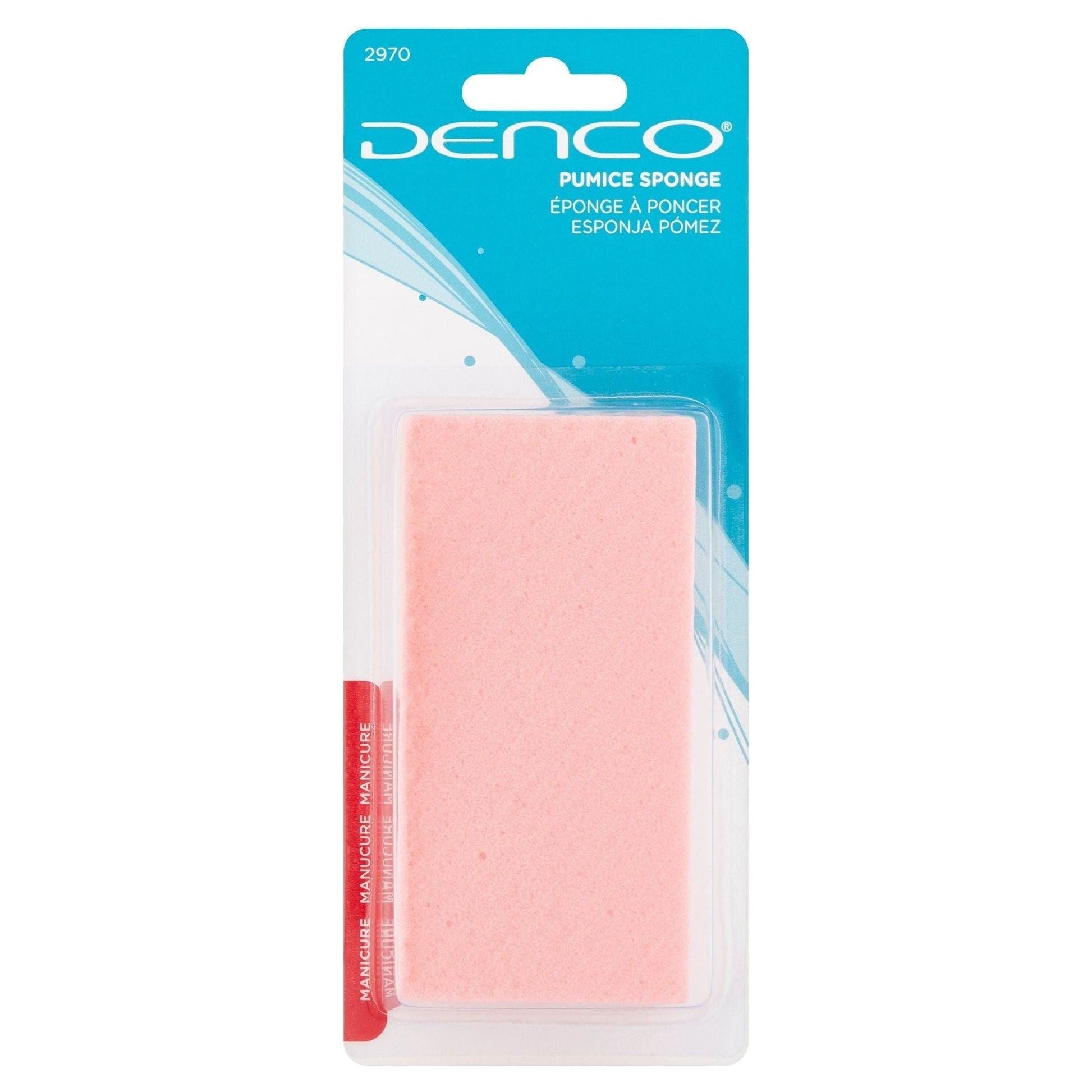 Denco Pumice Sponge from Pasteur Pharmacy for exfoliating and smoothing skin and removing calluses.