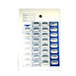 Punchcard pressure-sensitive HS 31 dose pack from Pasteur Pharmacy, 250 count for easy medication management.