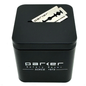 Parker All Metal Razor Blade Disposal Bank from Pasteur Pharmacy, sturdy metal container for safe blade disposal