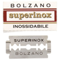 Bolzano Superinox double edge razor blades by Pasteur Pharmacy, 5-pack, sharp stainless steel blades for safety razors.