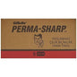 Gillete Perma-Sharp double edge razor blades pack with 20x5 blades, shown in black packaging, for smooth shaving.