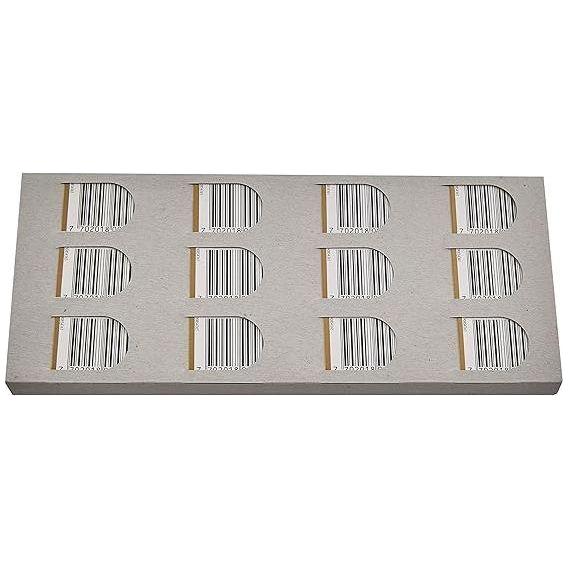 Gillete Perma-Sharp double edge Razor Blades pack, 20x5, with stainless steel blades for a close, smooth shave.