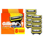 Gillette Fusion ProShield men's razor blade refills pack with 8 blades, designed for a smooth, comfortable shave.