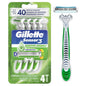 Gillette Sensor 3 Sensitive disposable razor blades with Mach 3 razor, designed for smooth, gentle shaving.