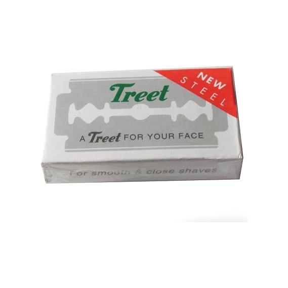 Treet New Steel double edge razor blades pack with 20x10 blades, designed for safety razors, by Pasteur Pharmacy