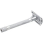 Merkur 22C matte finish HD long handle safety razor with double edge blade for a close, smooth shave.