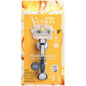 Gillette Venus Moisture Glide 2Up Razor with Argan Oil for smooth shaving, featuring a sleek design and dual blades.