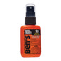 Ben's 100 DEET Tick & Insect Repellent in 1.25 oz pump spray, Max Formula, shown in a clear bottle with spray nozzle.
