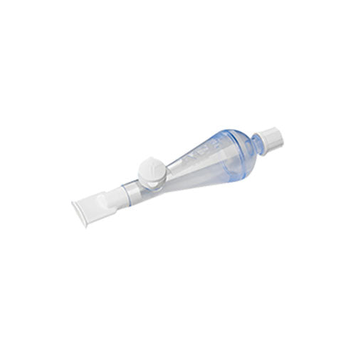 ACE Aerosol Cloud Enhancer MDI Holding Chamber from Pasteur Pharmacy, clear plastic spacer with mouthpiece for respiratory therapy.