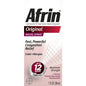 Afrin Original Maximum Strength Nasal Spray bottle, respiratory care product, 1 fl oz, designed to relieve nasal congestion.