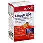 Leader 12 Hour Cough DM Relief orange-flavored respiratory care syrup in a 3 fl oz bottle with Dextromethorphan.