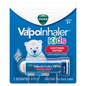 Vicks VapoInhalers for Kids, respiratory care product in a child-friendly design, used for nasal congestion relief.
