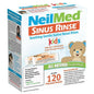 Neilmed Sinus Rinse Pediatric Packets, nasal rinse aid for children, in a clear packet with blue and white packaging.