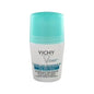 Vichy 48HR Anti-Transpirant Roll-On Deodorant in 50ml bottle, offers anti-stains and sweat protection, by Pasteur Pharmacy.