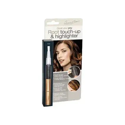 Irene Gari Cover Your Gray root touch-up and highlighter in light brown, 0.07 oz, with a compact application for women.