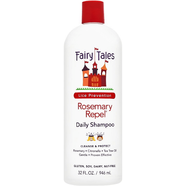 Fairy Tales Rosemary Repel Shampoo in a 32 fl oz bottle, natural herbal shampoo with rosemary for scalp and hair care