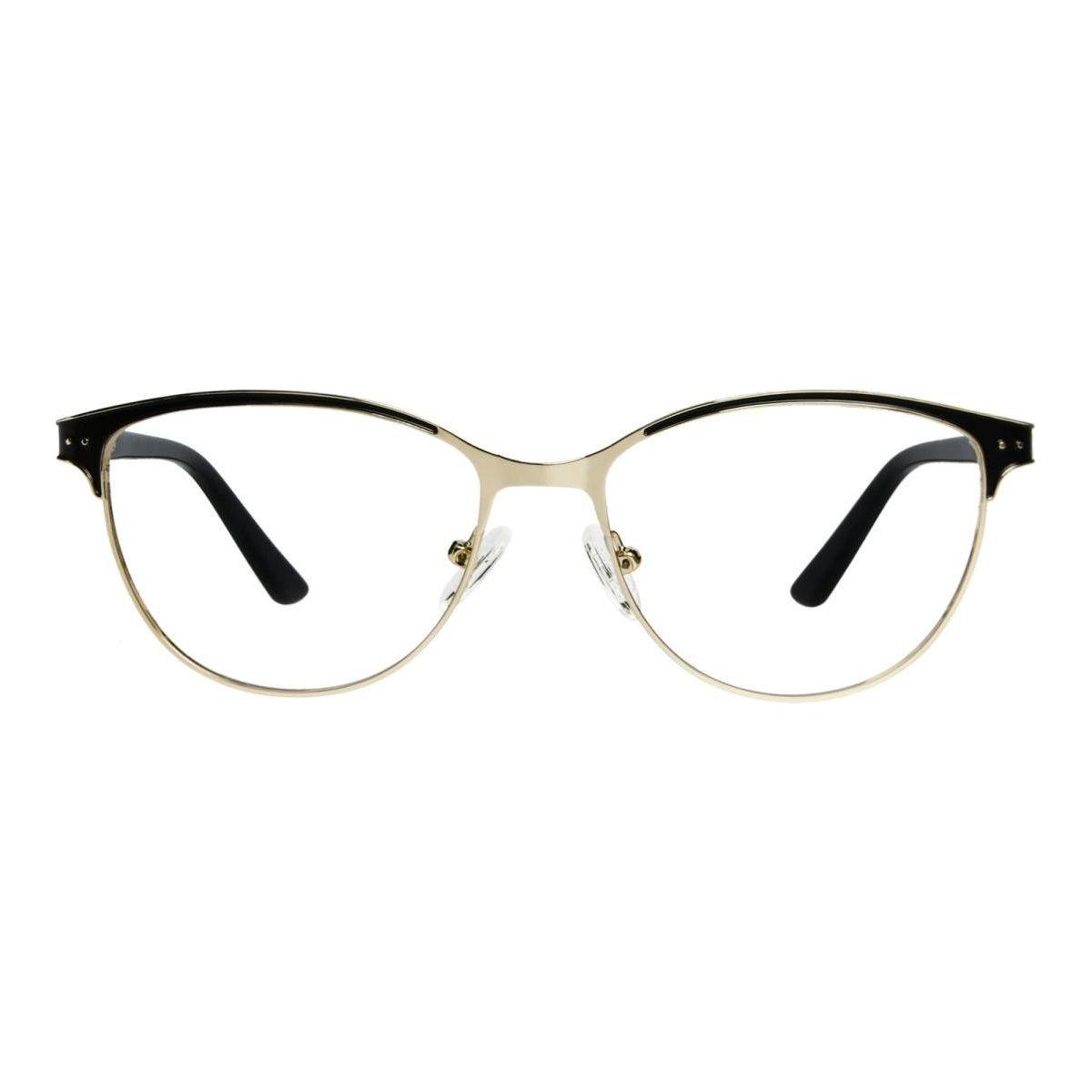 Black Cateye LX19009 Rx eyeglasses with a sleek, stylish frame, designed for comfortable vision correction.