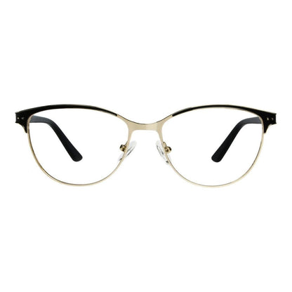 Black Cateye LX19009 Rx eyeglasses with a sleek, stylish frame, designed for comfortable vision correction.